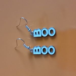 NWOT Earrings Boo Halloween Free Bag